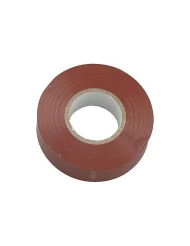 Cinta aislante adhesiva PVC marrón 0,15x19MM 20 metros - 1