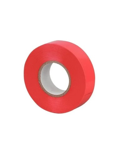 Cinta aislante adhesiva PVC roja 0,15x19MM 20 metros - 1