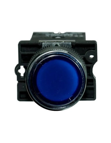 Pulsador luminoso azul 1 NA 230V Ø22mm - 1