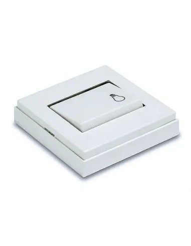 Pulsador luminoso blanco de superficie 16A 250V Famatel 5011-B - 1