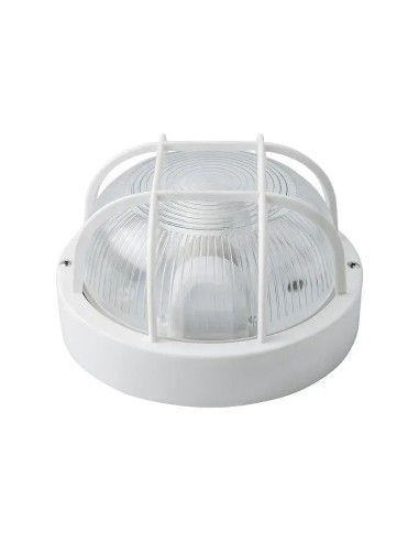 Aplique oval E-27 Matel blanco IP44 - 1