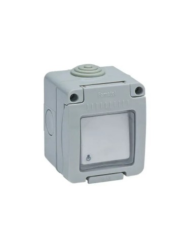 Pulsador luminoso de superficie estanco IP55 Famatel 19073 - 1