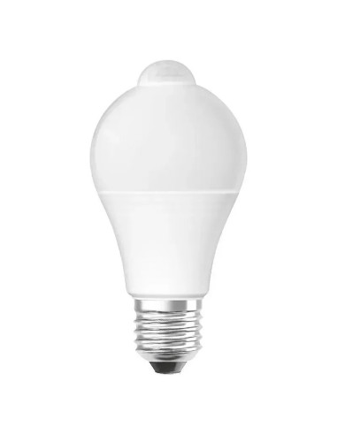 Bombilla LED Estándar E27 9W con Sensor Crepuscular y de movimiento Osram Cálida - 1