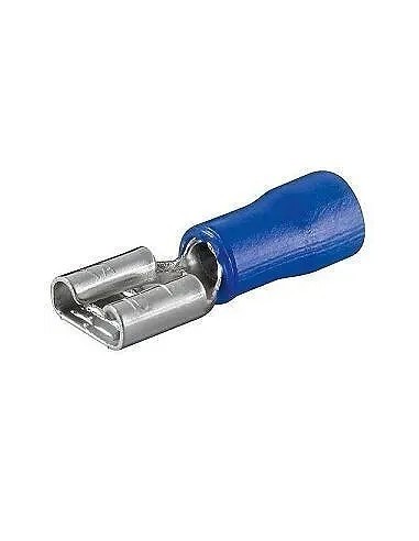 Terminal faston hembra PVC preaislado azul 2,8MM - 1