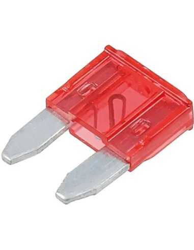 Mini fusible de lámina rojo para automoción 10A 32V - 1