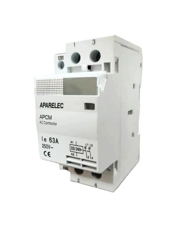 Contactor modular 40A 2NO 2 Módulos - Aparelec - 4