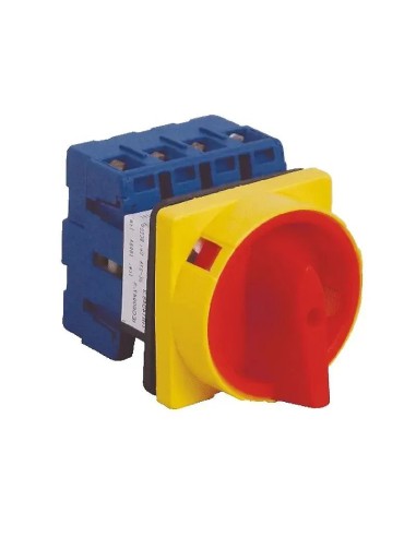 Interruptor seccionador de emergencia 4P 100A para panel/puerta - 1