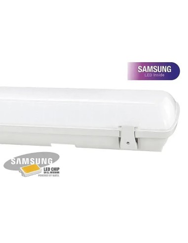 Pantalla LED estanca exterior samsung con sensor 20W 2600 lm 60cm Fría - 3