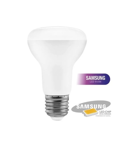 Bombilla LED Matel reflectora chip samsung E27 R63 9W (Fría, Cálida, Neutra) - 1