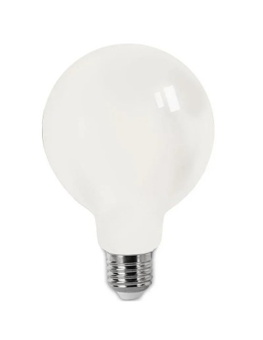 Bombilla LED filamento globo G95 clara E27 4W opal (Fría, Cálida) - 1