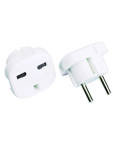 Adaptador bipolar blanco 16A de conversión europeo - británico - 1