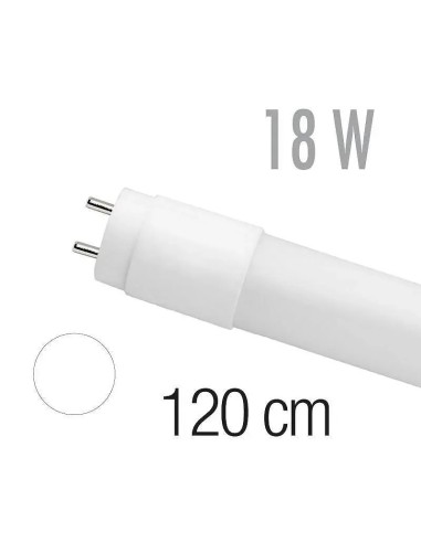 Tubo LED t8 Matel 330º cristal 120cm.18W.(Fría, Cálida, Neutra) - 1