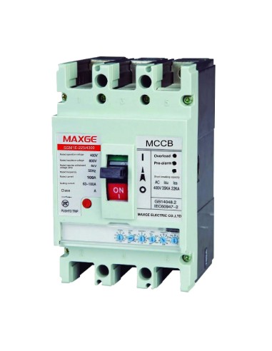 Interruptor caja moldeada configuración electrónica 3 polos 100A 35kA - 1