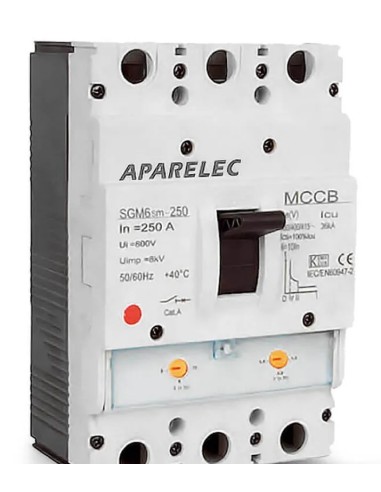 Caja moldeada con ajuste térmico y magnético 3 Polos 160A 36kA - 1