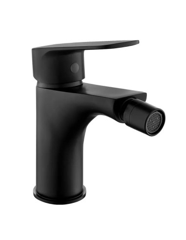 Grifo Monomando Bidet Coral Negro Mate Artic - 1