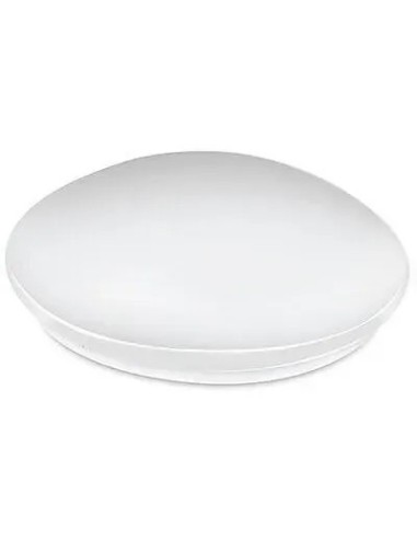 Plafón LED Superficie Redondo Matel Blanco 18W Cálida - 1