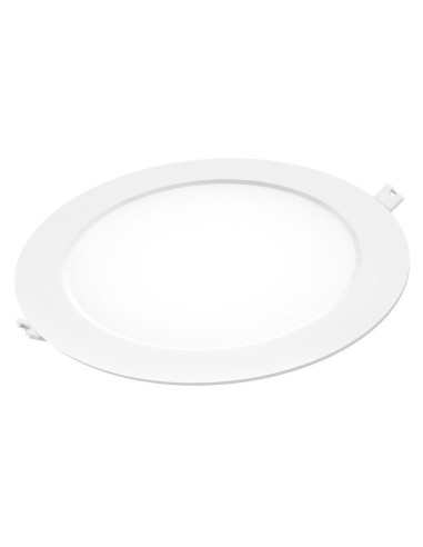 Downlight LED PC Redondo Empotrado Blanco Matel 18W (Fría, Neutra) - 1