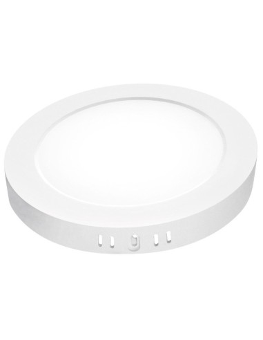 Downlight LED PC Redondo Superficie Blanco Matel 18W (Fría, Neutra) - 1