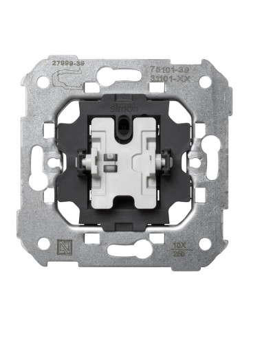 Mecanismo Interruptor Unipolar Simple AX Simon 75101-39 - 1