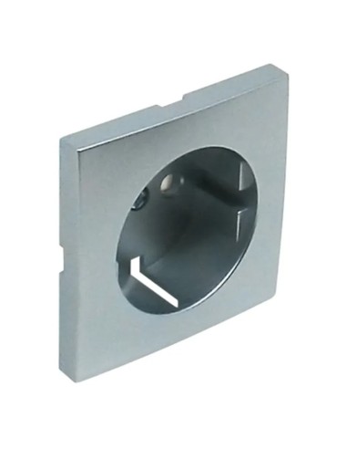 Tapa Aluminio Enchufe Shuko 90632T AL Logus 90 Efapel - 1