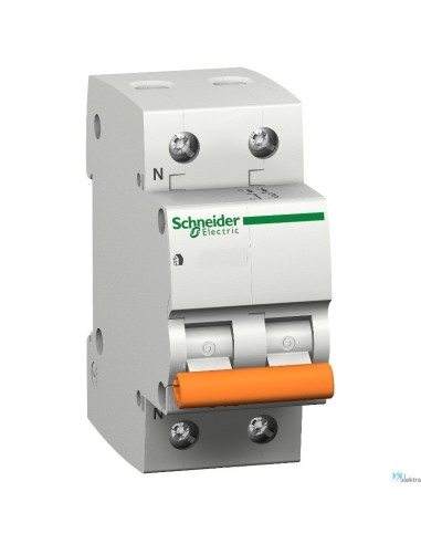 Automático Magnetotérmico Vivienda Bipolar 25A Schneider 12517 - 1