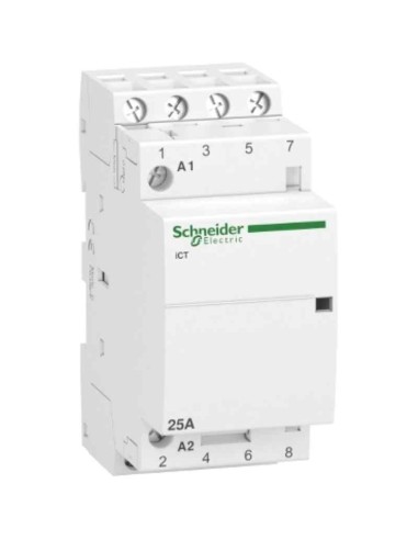 Contactor Eléctrico Schneider A9C20834 Modular ICT 25A 4NA - 1