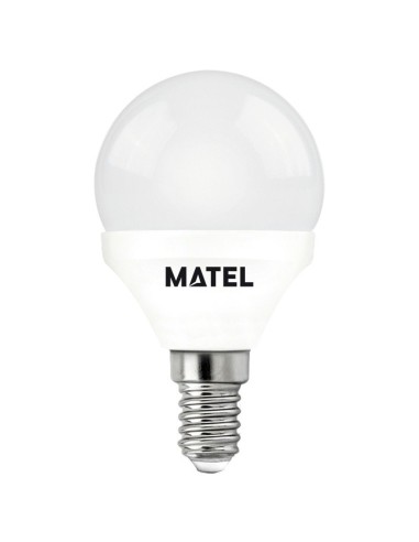 Bombilla LED E14 Esférica Matel 7W G45 - 1