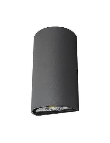 Aplique de Pared Exterior LED Semicircular Luxe Matel IP54 6W - 1