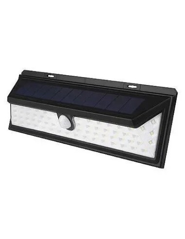 Aplique Exterior LED Solar 10W Negro con Sensor Korpass - 1