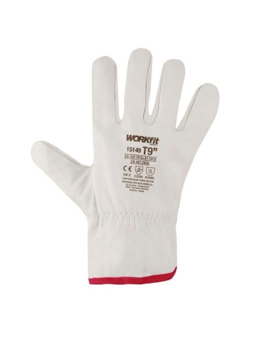 Guantes de Conductor Piel Vacuno Natural Workfit