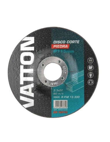 Disco para Cortar Piedra Vatton 115x3,3MM