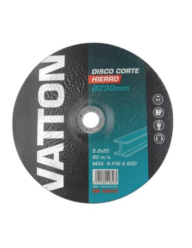 Disco de Corte Vatton 230x3,2MM para Hierro