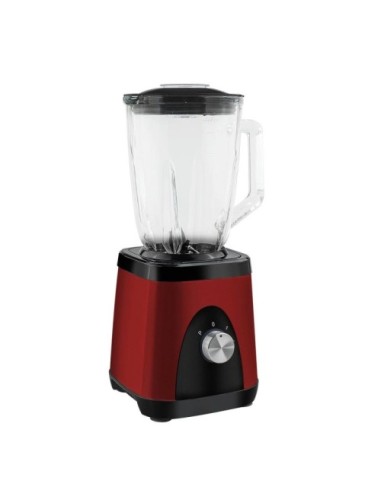 Kuken Batidora de Vaso de Cristal Roja 1000W 1,5 Litros