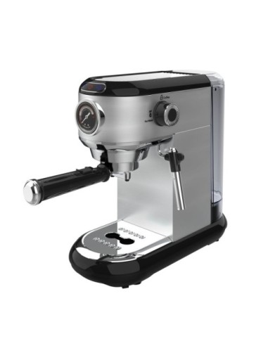 Cafetera Express Blanca Semiautomática Kuken 15 bar 1500W 1L