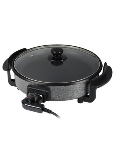 Cazuela Eléctrica Pizza Pan Antiadherente 1500W Kuken 40x7CM