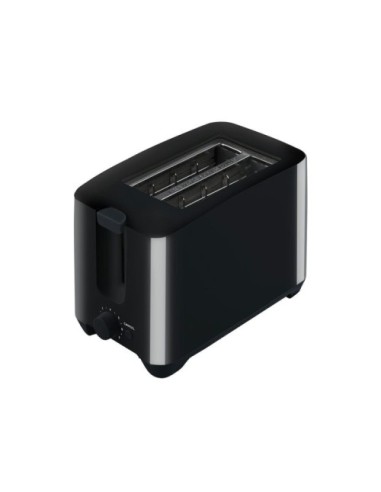 Tostadora Eléctrica Kuken Negra 750W Doble Ranura