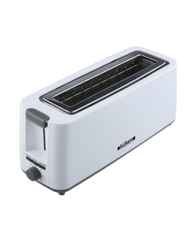 Kuken Tostadora Eléctrica Grande Blanca 900W 1 Ranura