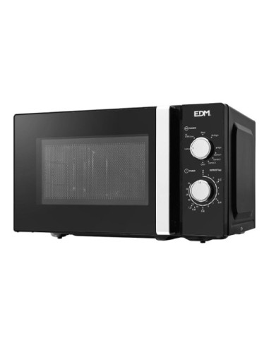 Microondas EDM 700W Con Grill 1000W Black Design