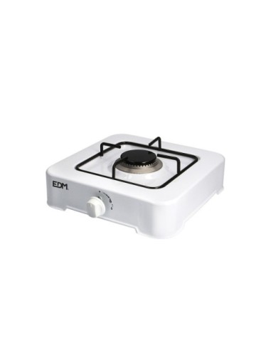 Cocina De Gas Butano Esmaltada Portátil 1 Fuego 2100W EDM