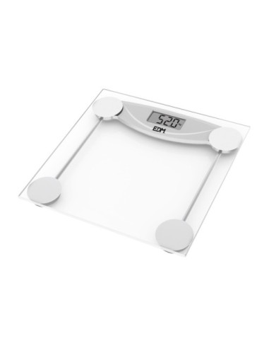 Báscula De Baño Digital Transparente Máximo 180Kg EDM 07520