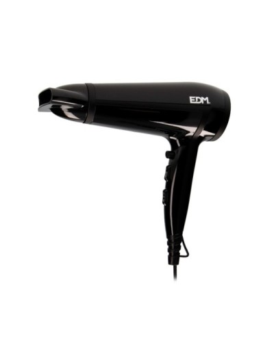 EDM Secador de Cabello Negro 2000W 07628