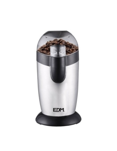 Molinillo de Café Eléctrico EDM Acero Inoxidable 120W 07651