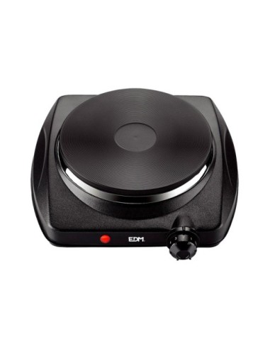 Cocina Eléctrica EDM Negra 1400W 1 Fogón CE/A13 07658