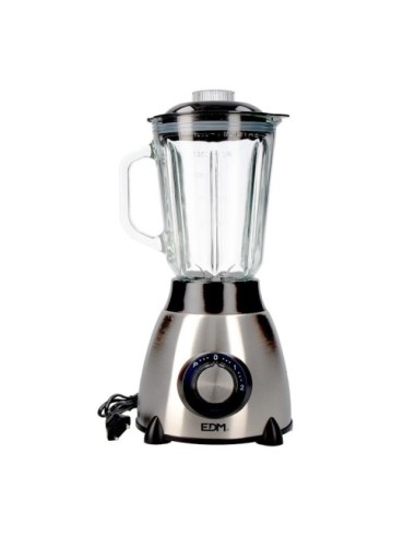 Batidora EDM Con Vaso Mezclador de Cristal 550W 1,5L 07678