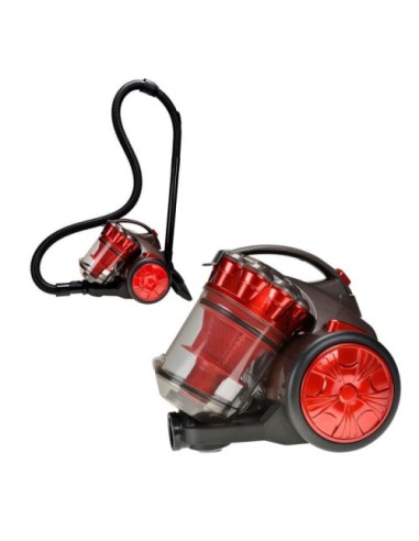 Aspirador Sin Bolsa EDM Multiciclónico Rojo 2,2L 700W 07695