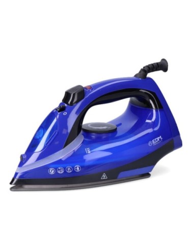 Plancha De Vapor Profesional EDM 2000W Azul 07713