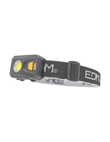 Linterna Frontal Ultraligera LED 250Lm 3 Modos de Luz EDM