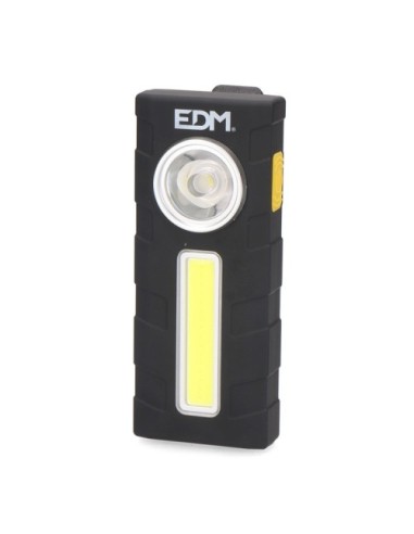 Linterna Petaca LED de Bolsillo EDM Recargable 250Lm+300Lm