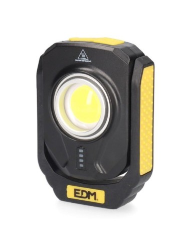 Linterna Compacta Profesional 1 LED 10W Recargable EDM 36442