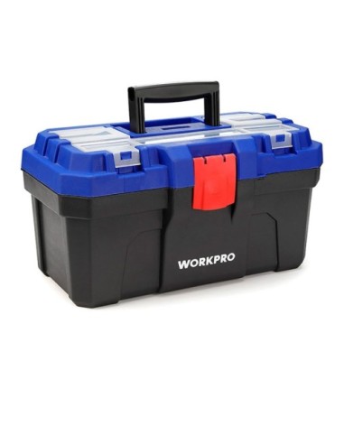 Caja de Herramientas Workpro 41x23x20,5 cm Azul/Negra 21107